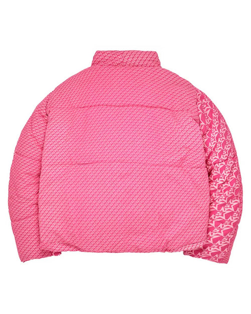 Sp5der 5Star Puffer Jacket Pink