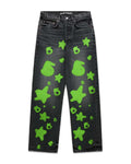 Sp5der Beluga Stamped Denim Black/Green