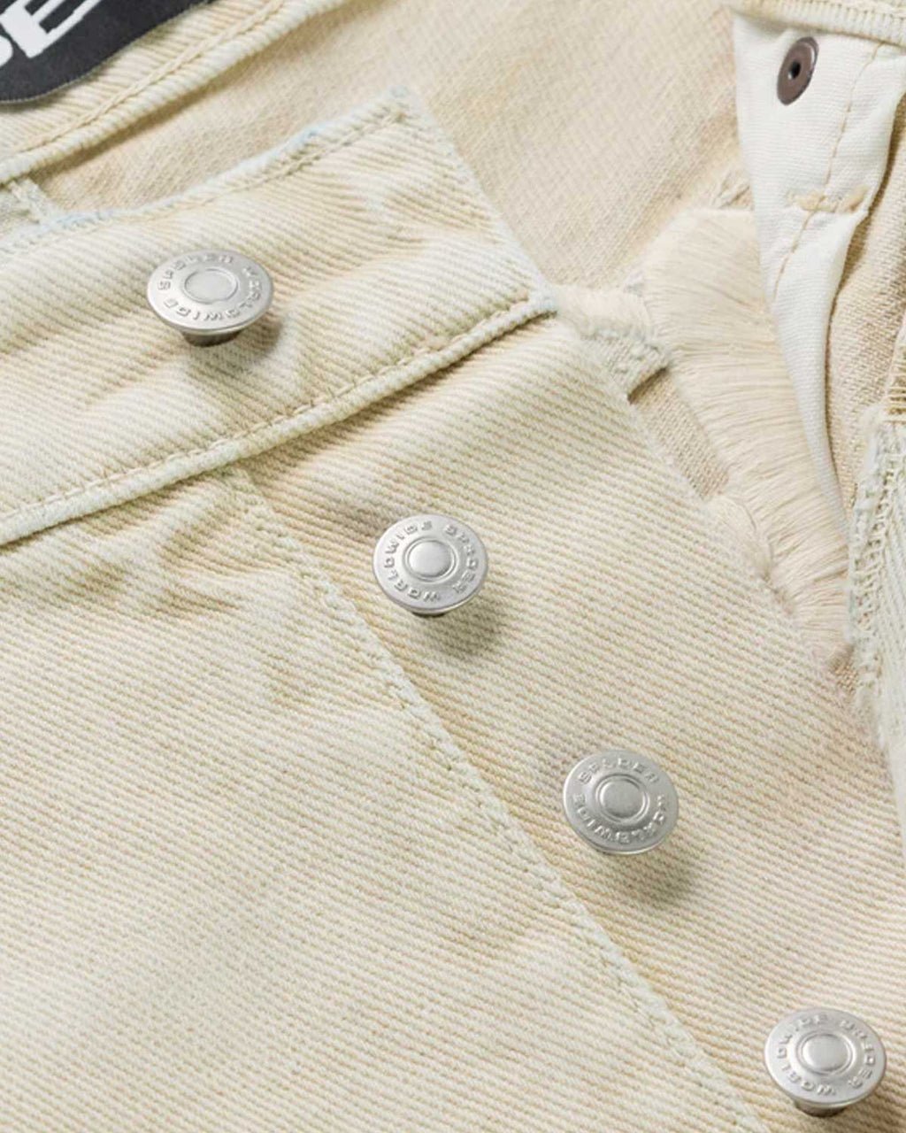 Sp5der Oxy Denim Pants Cream